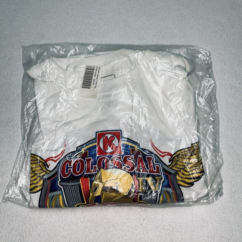2XL Circle K Colossal 100 Mens T-Shirt Unisex Dirt Track Racing March 2009 NEW